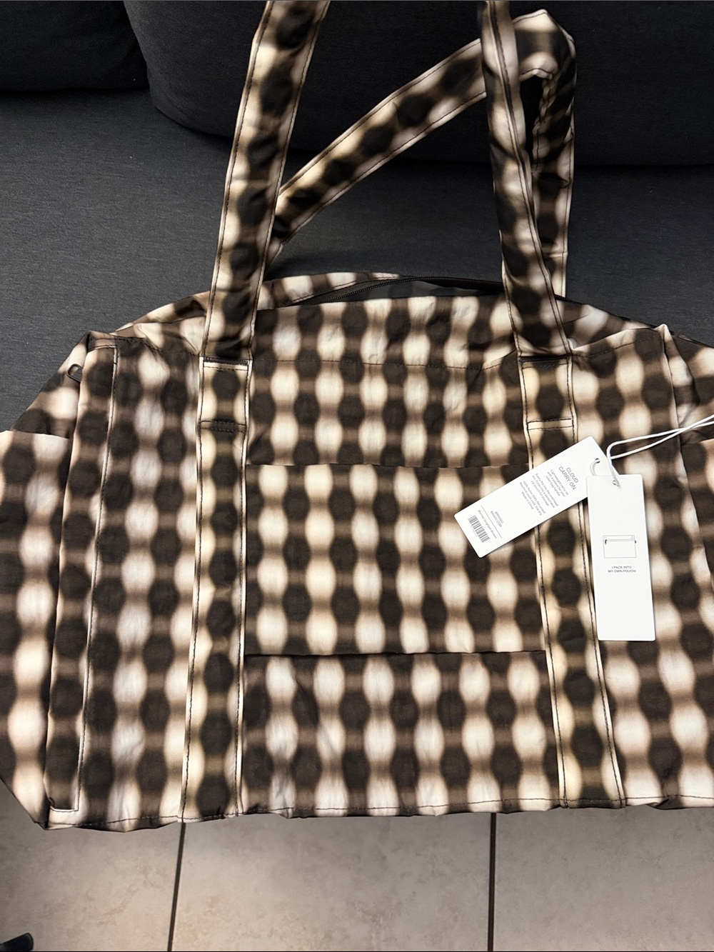 Large Baggu Carry On Cloud Bag